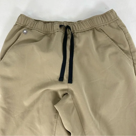 Figs Tansen Jogger Scrub Pants Mens Beige Size Small Uniform Medical - Picture 2 of 14